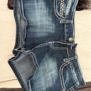 Chic Blue Denim Women's Jean Shorts